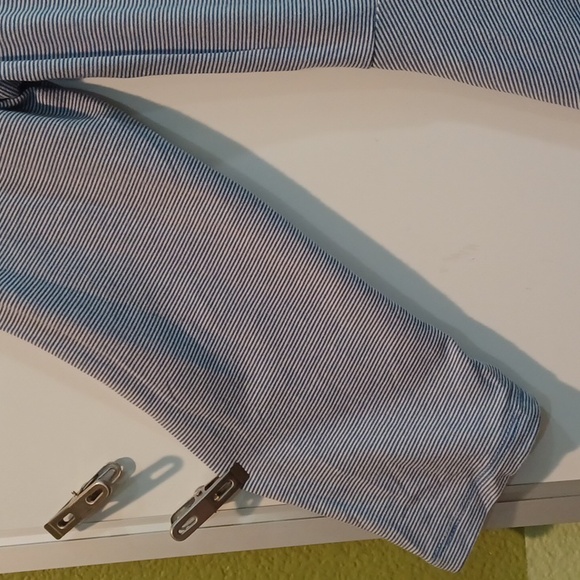 NWT Lg "Proud Blue" 3/4 slv Skater Dress - Picture 4 of 9